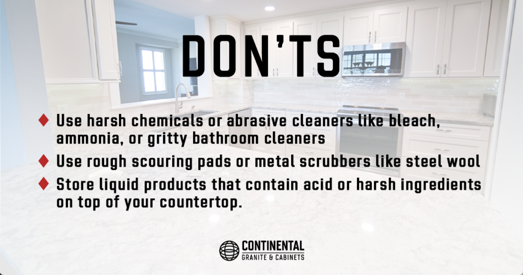 6 Things to Avoid on Your Granite Countertops